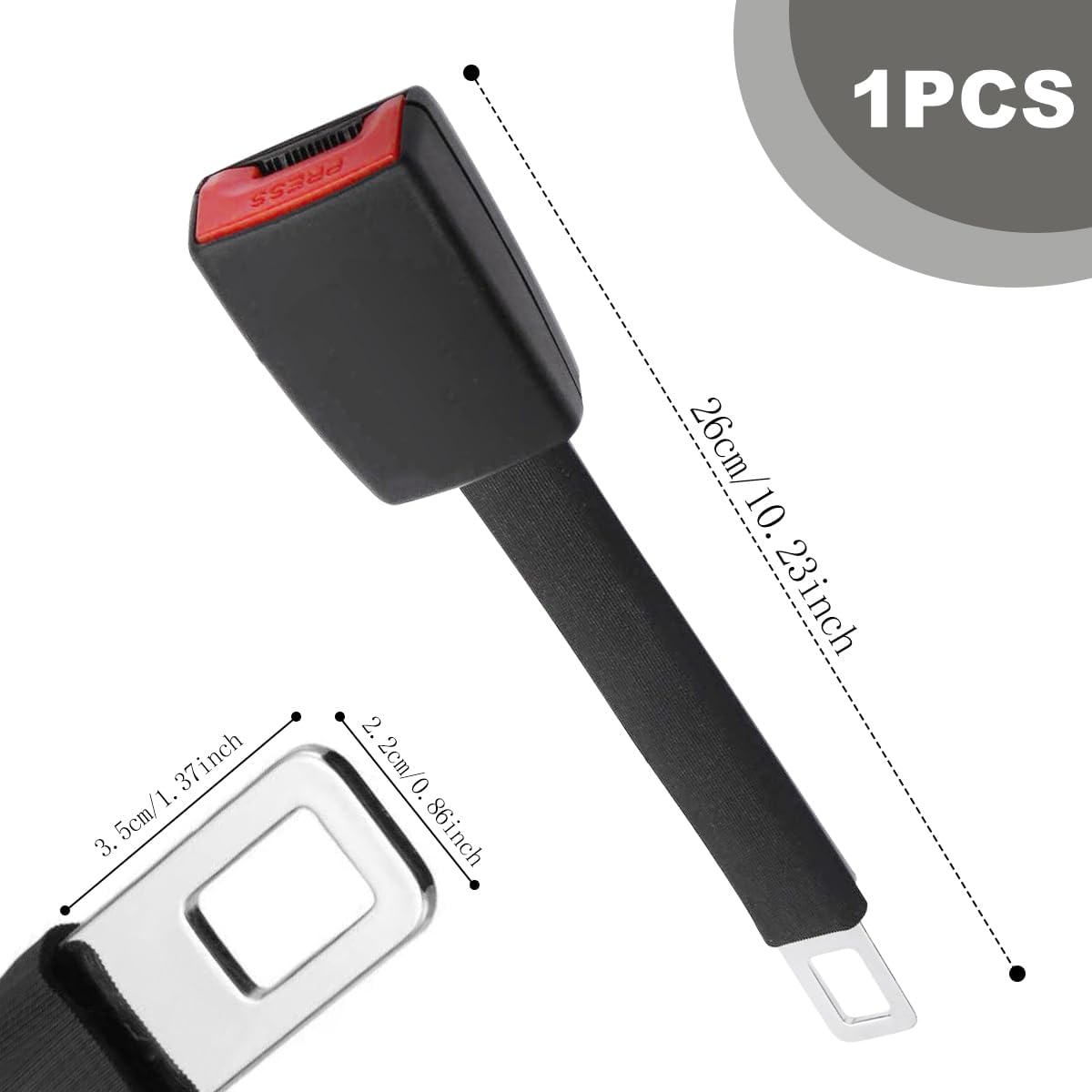 Autozubehör, Auto -Innenraumzubehör, 26 cm, schwarz (d) – Bild 2