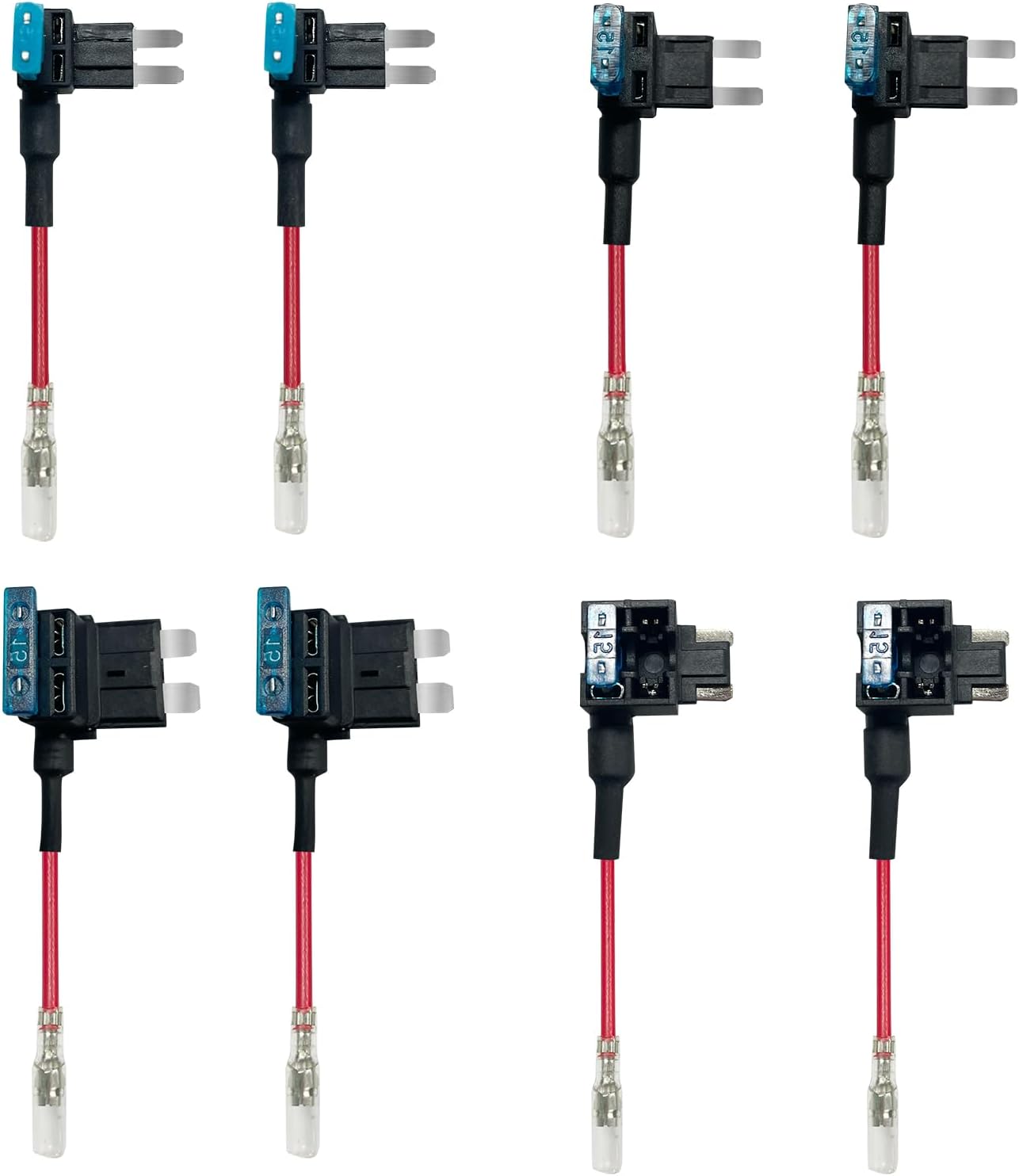 Redteliger F7N Dash Cam Hardwire Kit, Dashboard-Kamera-Ladekabel-Kabel-Kabel 12V-24 V bis 5 V mit Sicherungskit, Niedrigspannungsschutz für Dash Cam Double-4-Sicherungen – Bild 2