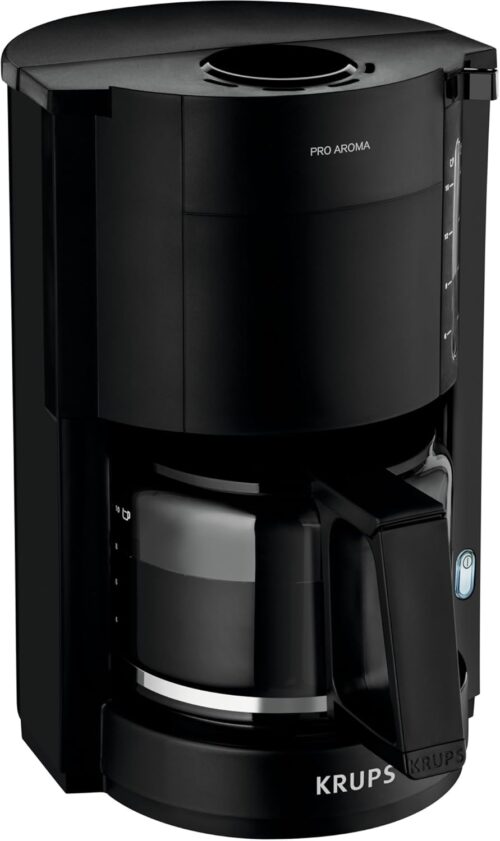 KRUPS F30901 Proaroma Glass Coffee Maker, 10 Tassen 1.050 w
