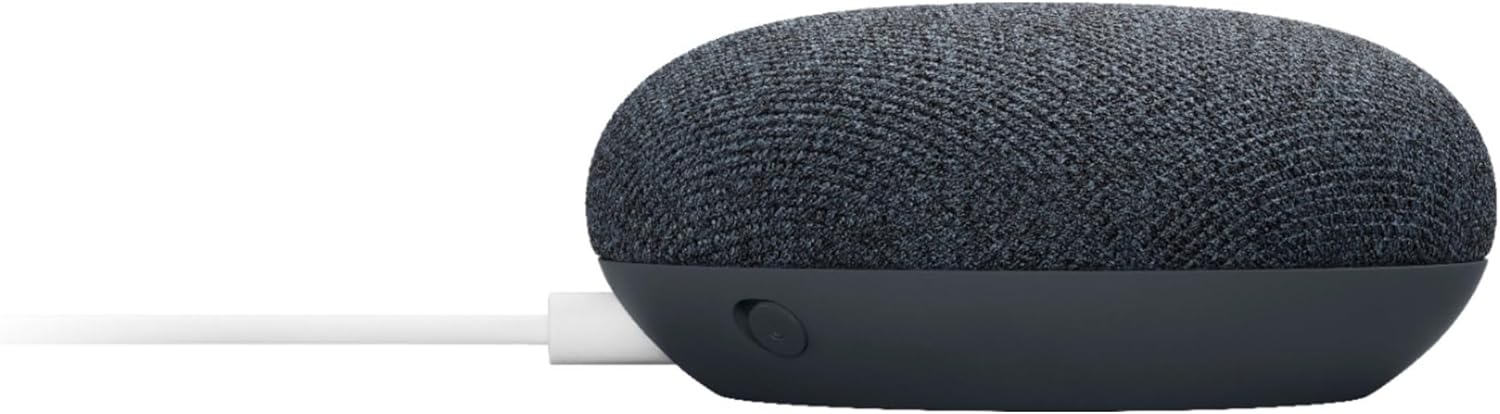 Google Nest Mini 2. Generation Wireless Bluetooth -Lautsprecher (Anthrazit) – Bild 3