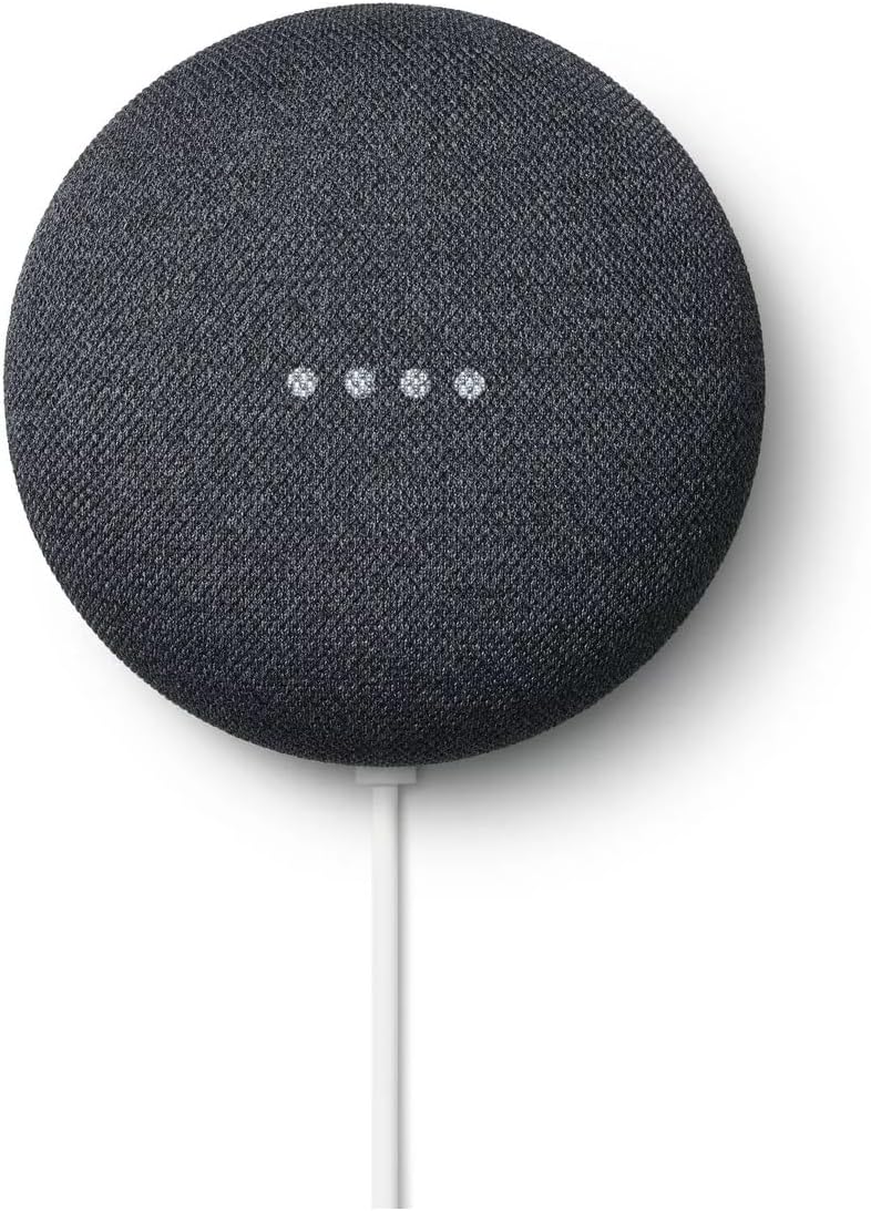Google Nest Mini 2. Generation Wireless Bluetooth -Lautsprecher (Anthrazit)