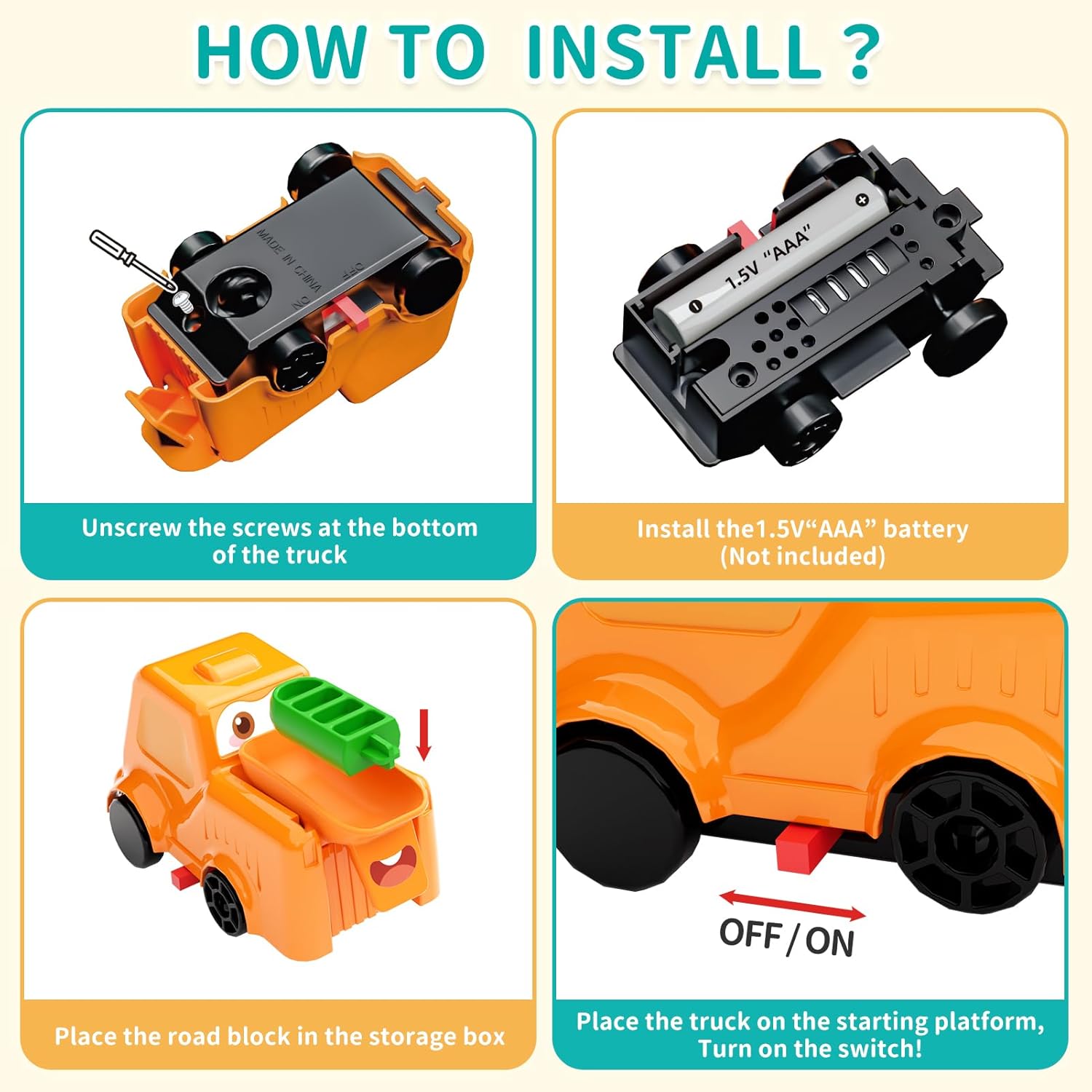 STEM -Brettspiele, Kinderspielzeug, logischer Straßenbauer, Straßenset mit drei Levels für Kinder, Montessori Logic Puzzle Set mit elektrischem Trolley, Kinderspielzeuggeschenk von 6 7 8 9 Jahre – Bild 3