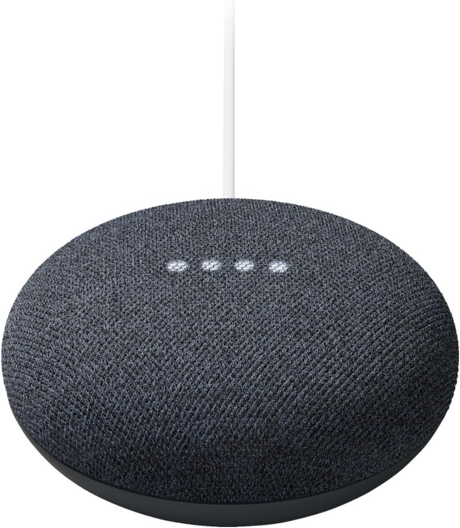 Google Nest Mini 2. Generation Wireless Bluetooth -Lautsprecher (Anthrazit) – Bild 2