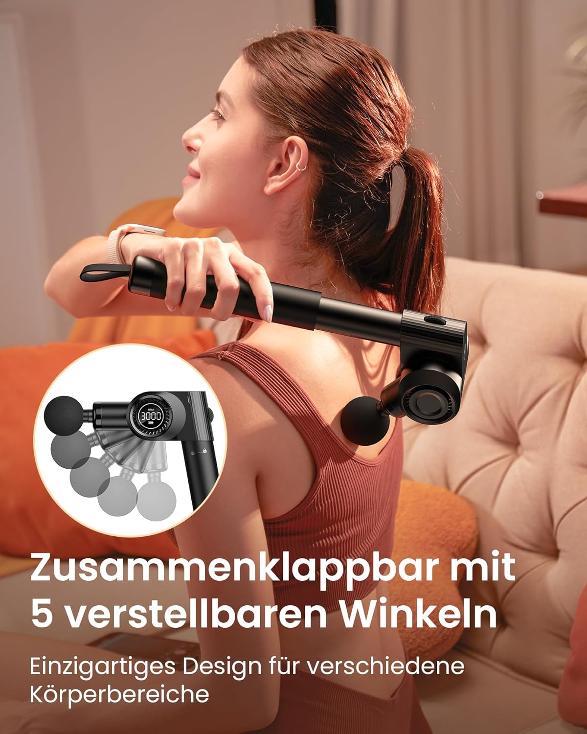 Napre -Massage -Pistolenmuskel -Percussion -Massagebast – Bild 2