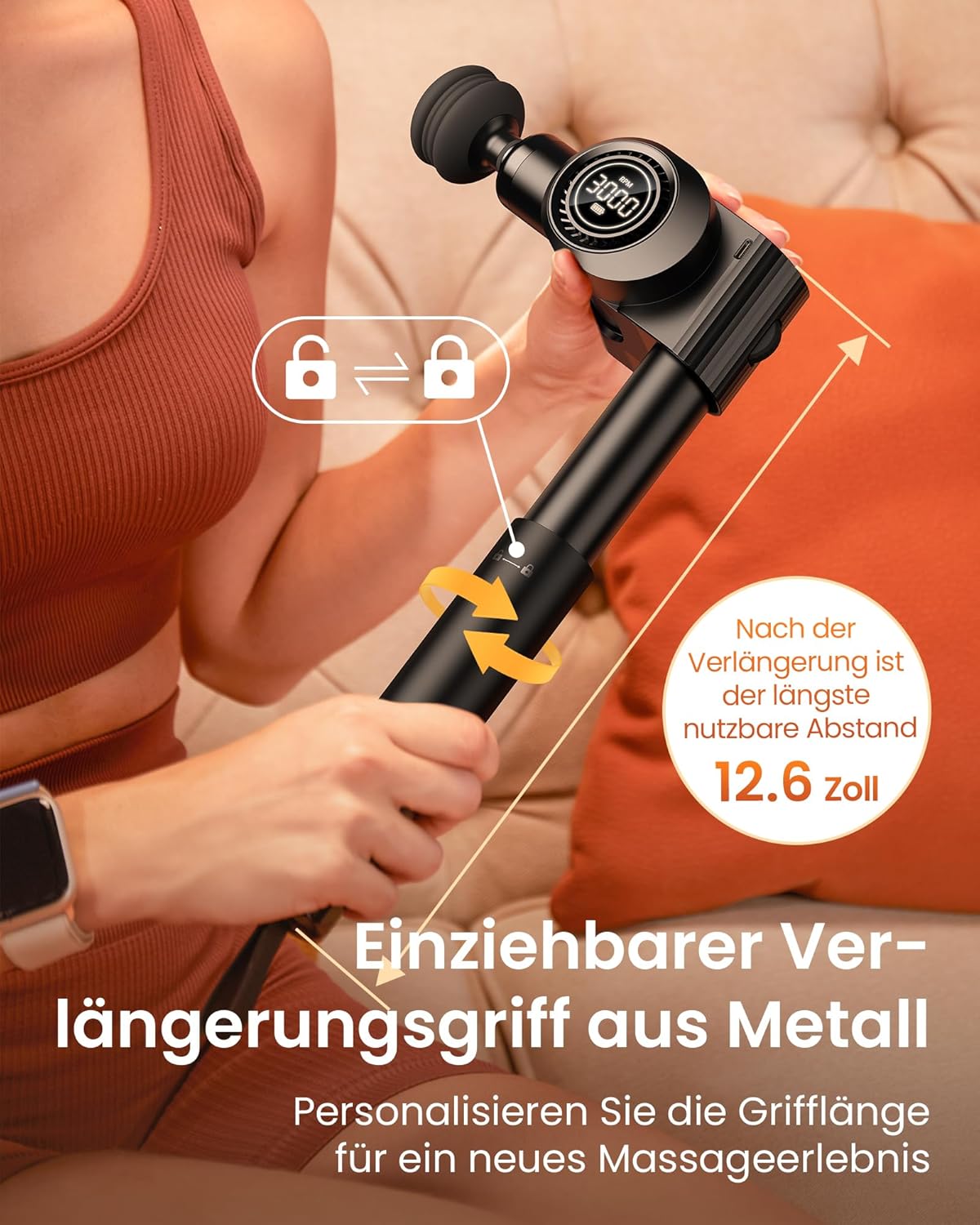 Napre -Massage -Pistolenmuskel -Percussion -Massagebast – Bild 3