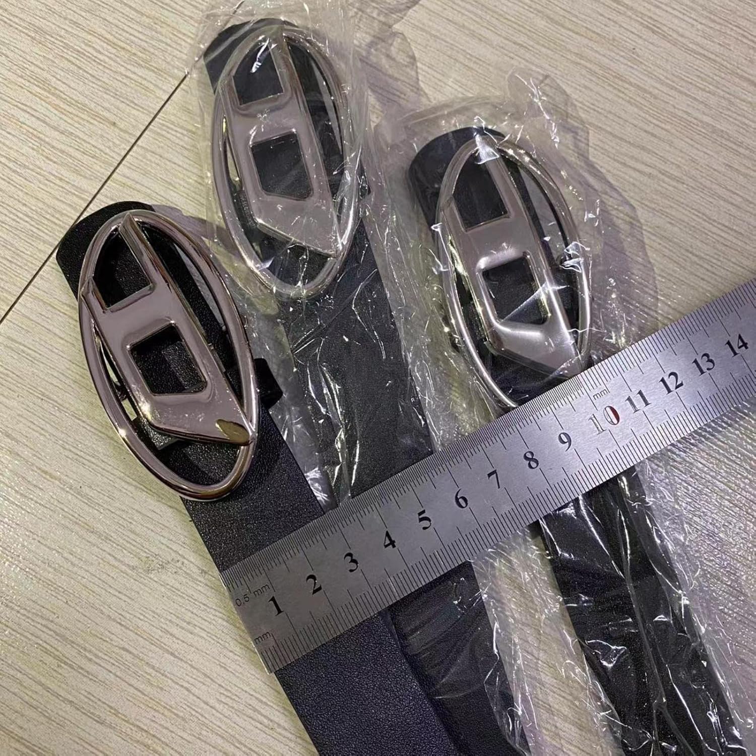 Cookoe Ovale Metall-Buchstabenschnalle, für Damen und Herren, Pu, Dekorativer Gürtel, Luxuriöses-Design, Persönlicheil, Vielseeitiger Gürtele – Bild 4