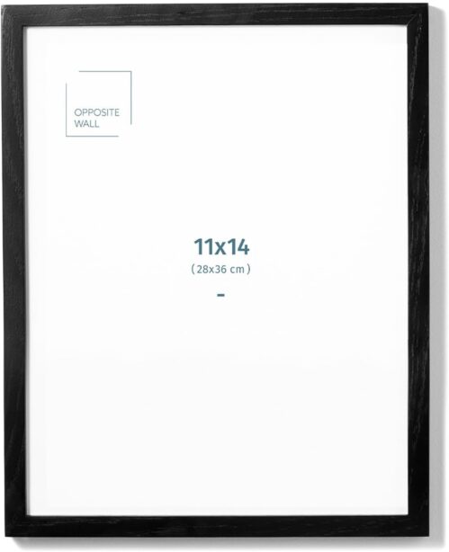 Gegenüber Wall Solid Eiche Fotorahmen, 11×14 Zoll, leicht, vielseitig und bruchsicher, Wandhänge, Poster oder Fotorahmen, Wanddekoration für Büro, Galerie und Zuhause