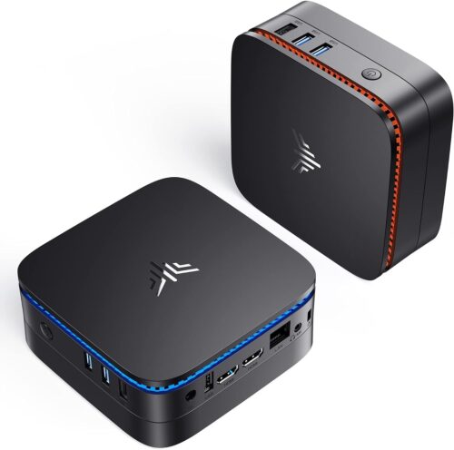 Acemagician AK1pro Mini PC N5105 2,9 GHz 16 GB RAM 512GB SSD M.2 MICRO Desktop Computer, 4K UHD, WiFi, Gigabit Ethernet, HDMI X 2 für Business, Home Cinema, W11 Pro
